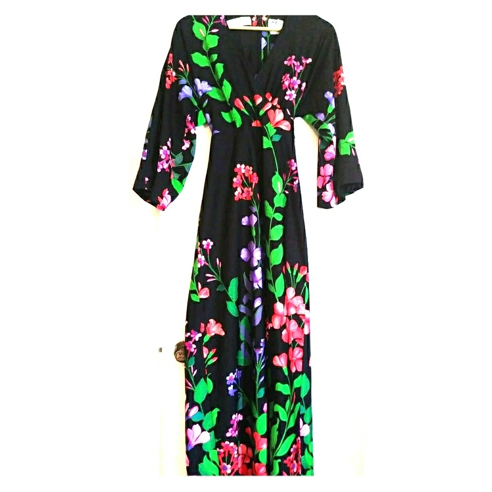 $65 Tori Richard Vintage 70s  Kimono Hawaiian